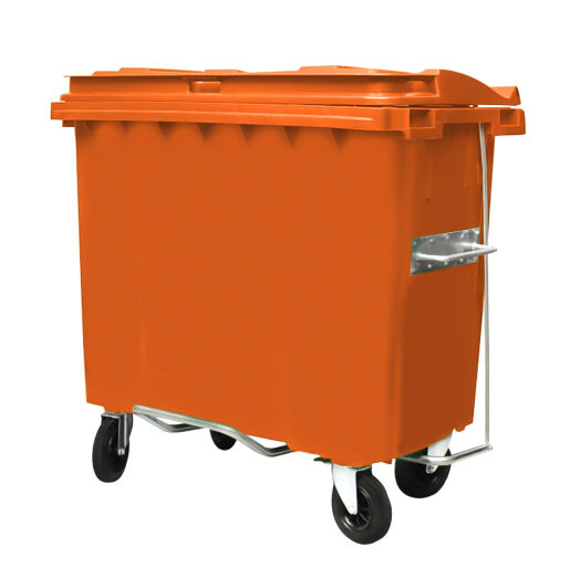 CONTENTOR 770L LARANJA COM PEDAL
