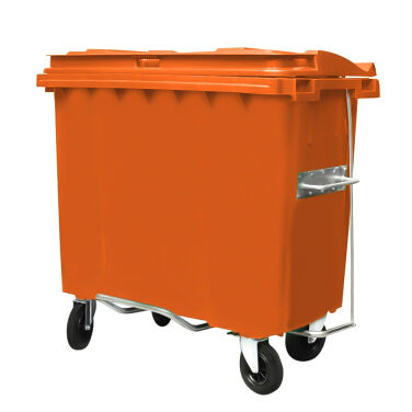 CONTENTOR 770L LARANJA COM PEDAL