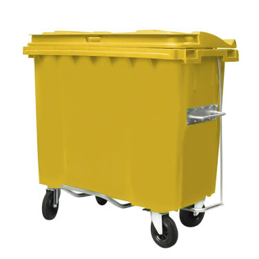 CONTENTOR 770L AMARELO COM PEDAL