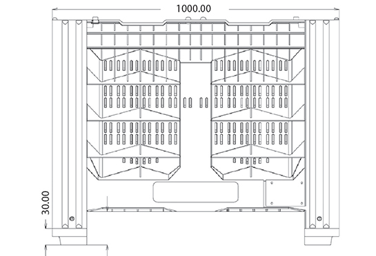 690L PERFORATED CONTAINER